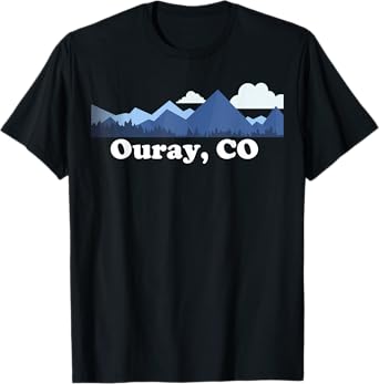 Ouray Colorado Rocky Mountains CO Souvenir Climbing T-Shirt