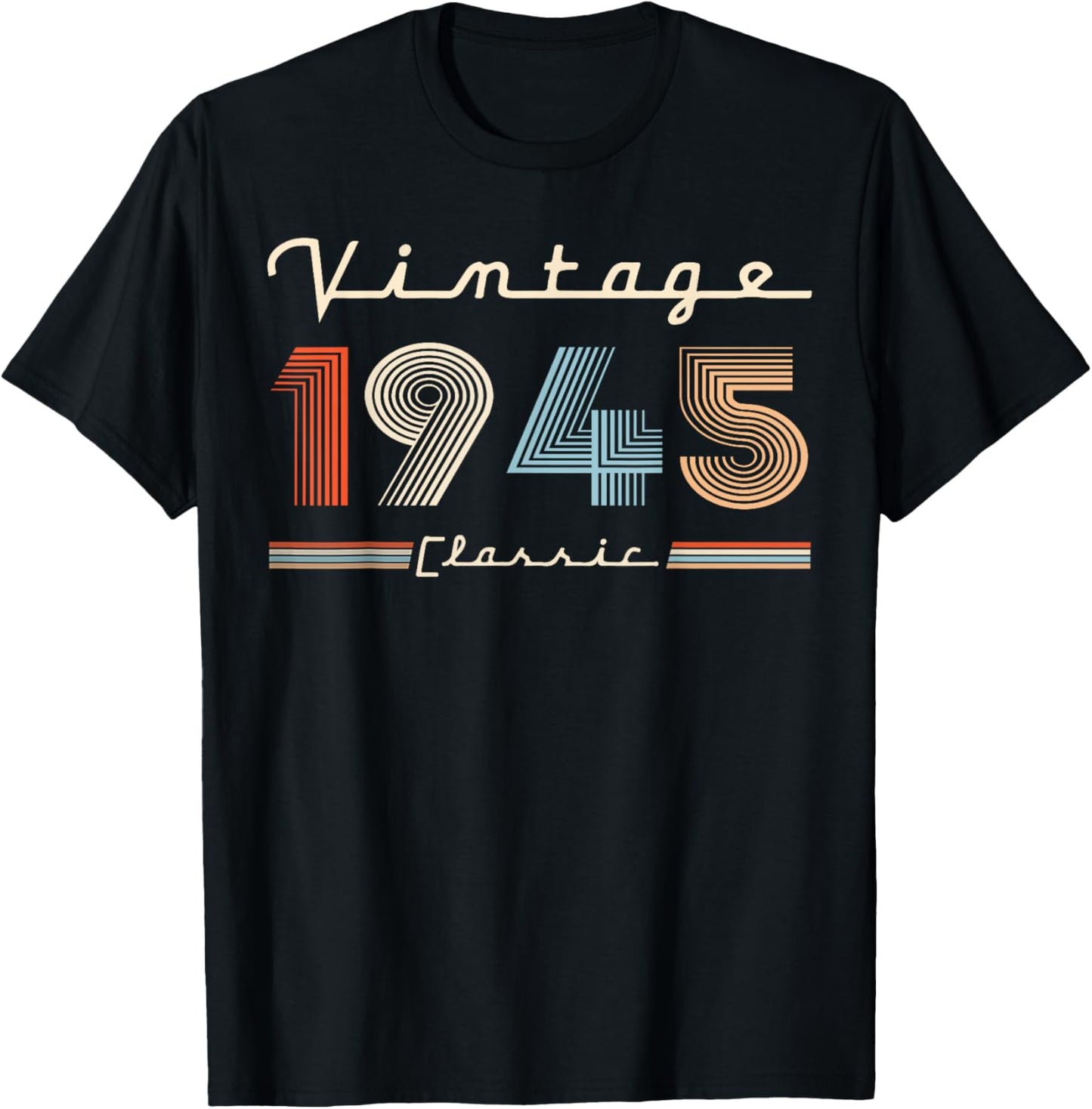 Legend 1945 80th Birthday Gifts for Men Women 80 Year Old T-Shirt
