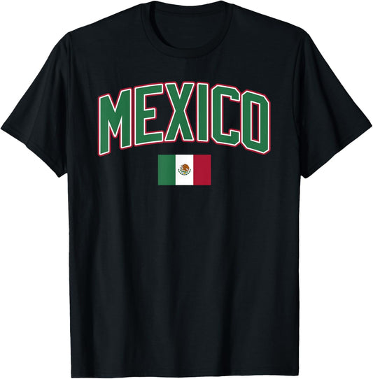 Mexico Flag Mexican Hispanic Siesta Pride Vintage T-Shirt