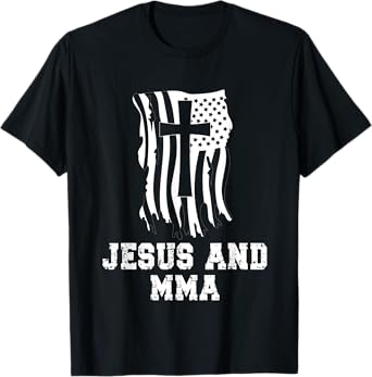 Jesus And MMA Beginner Design for Christian Martial Arts Fan T-Shirt