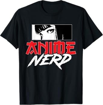 Funny Anime Nerd Men Women Kids T-Shirt