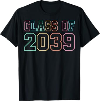 Class of 2039 grow with me kindergarten to graduation T-Shirt