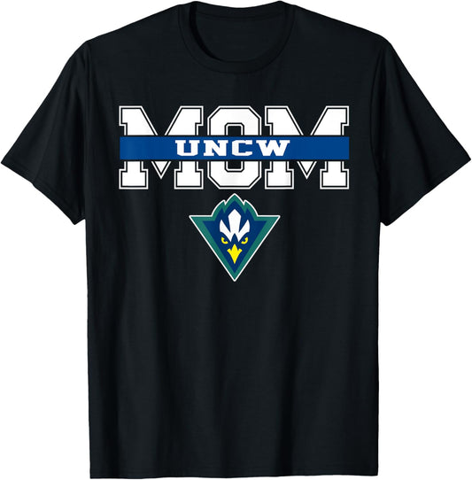 UNCW Arch Vintage Retro College Mom Mother T-Shirt by TeeBrew