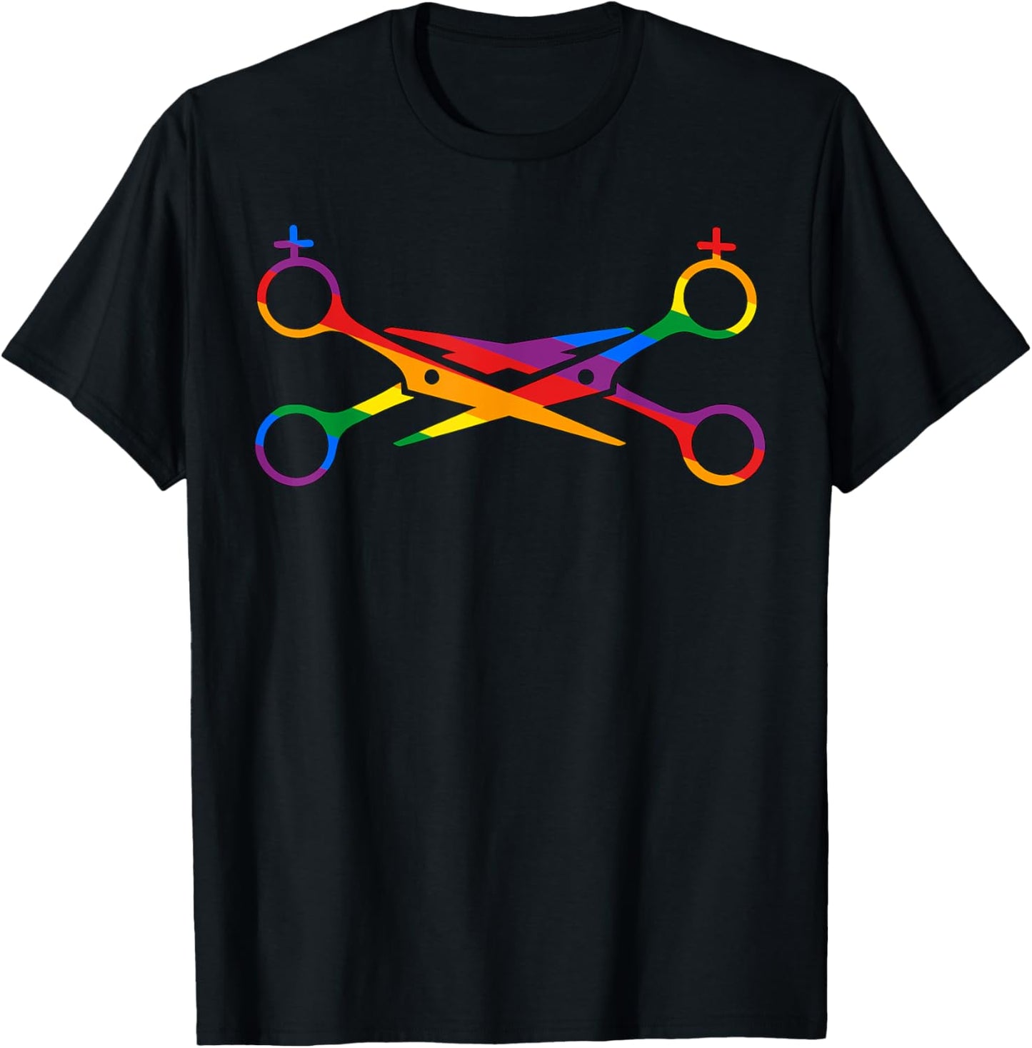 Scissors Lesbian Equal Rights LGBT Gay Pride Lesbian Couple T-Shirt