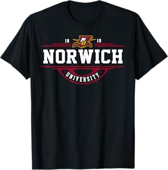 Norwich University Arch Vintage Design for Men Women T-Shirt