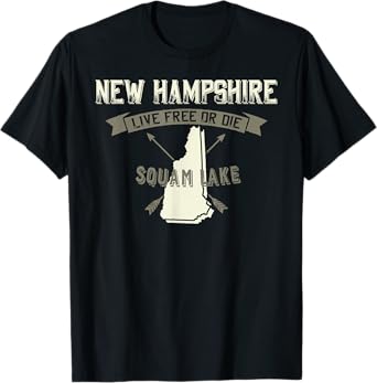Vintage Squam Lake, New Hampshire T-Shirt T-Shirt