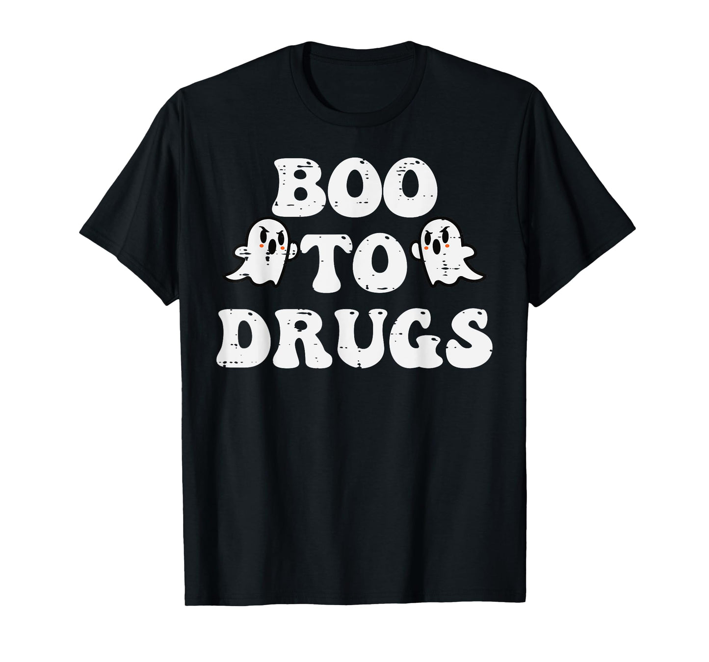 Red Ribbon Week Boo to Ghost Halloween Men Women Kids T-Shirt