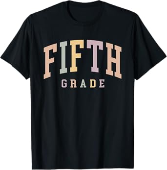 Vintage Fifth Grade Teacher Back To School Students Women T-Shirt