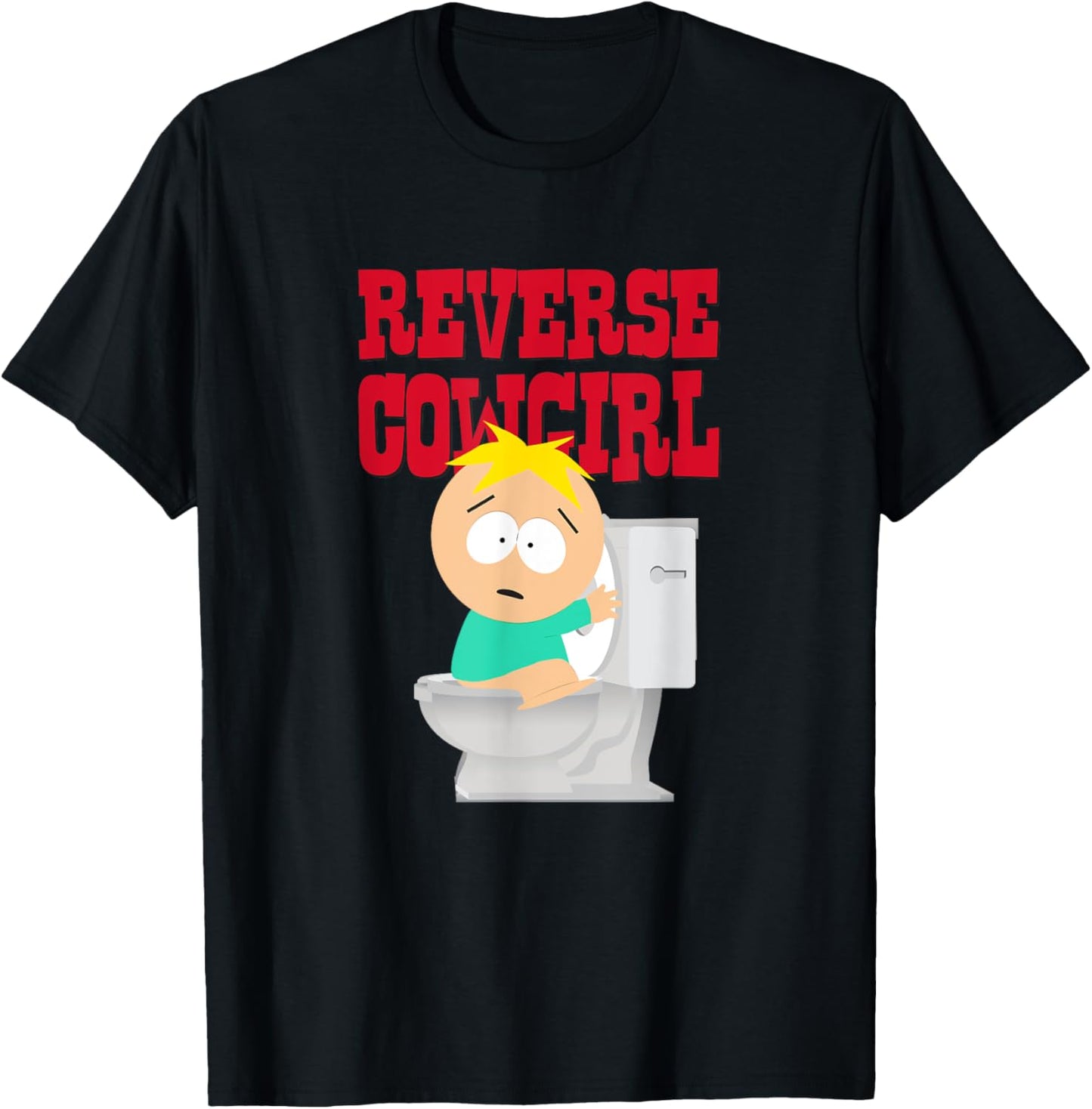 South Park Butters Reverse Cowgirl Graphic Tee by TeeBrew