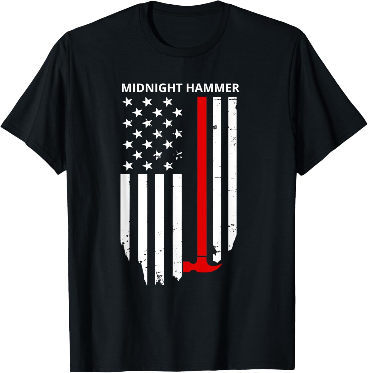 Midnight Hammer B-2 Stealth Jet Operation USA Flag T-Shirt