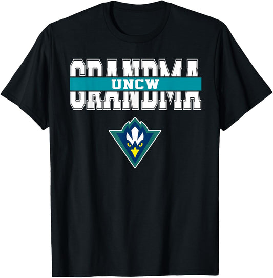 UNCW Arch Vintage Retro College Grandma Pride Tee for Women by TeeBrew