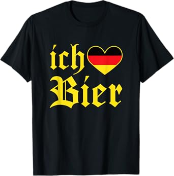 Ich Liebe Bier Funny German I Love Beer T-Shirt