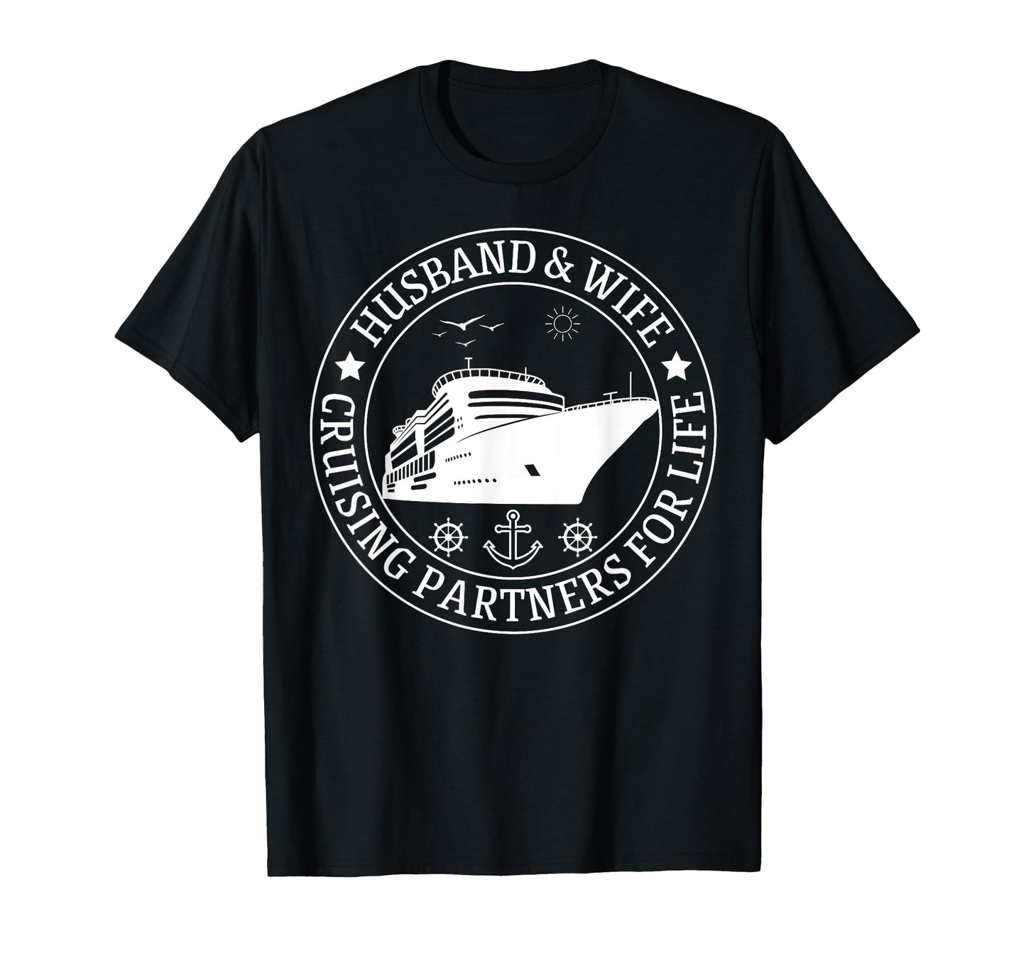 Cruising Husband And Wife Cruise Partners For Life Matching T-Shirt