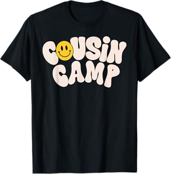 Cousin Camp Camper Camping Crew Campfire Summer Vacation T-Shirt