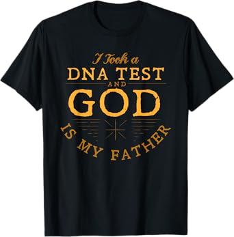 Funny Christian Gift Catholic Pastor God is my Father Faith T-Shirt