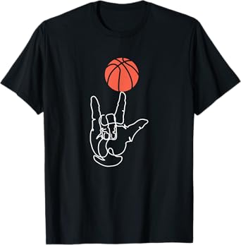 American Sign Language ASL Basketball T-Shirt