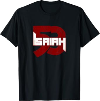 Christian Isaiah Commentary Bible Verse Jesus Isaiah 53 Men T-Shirt