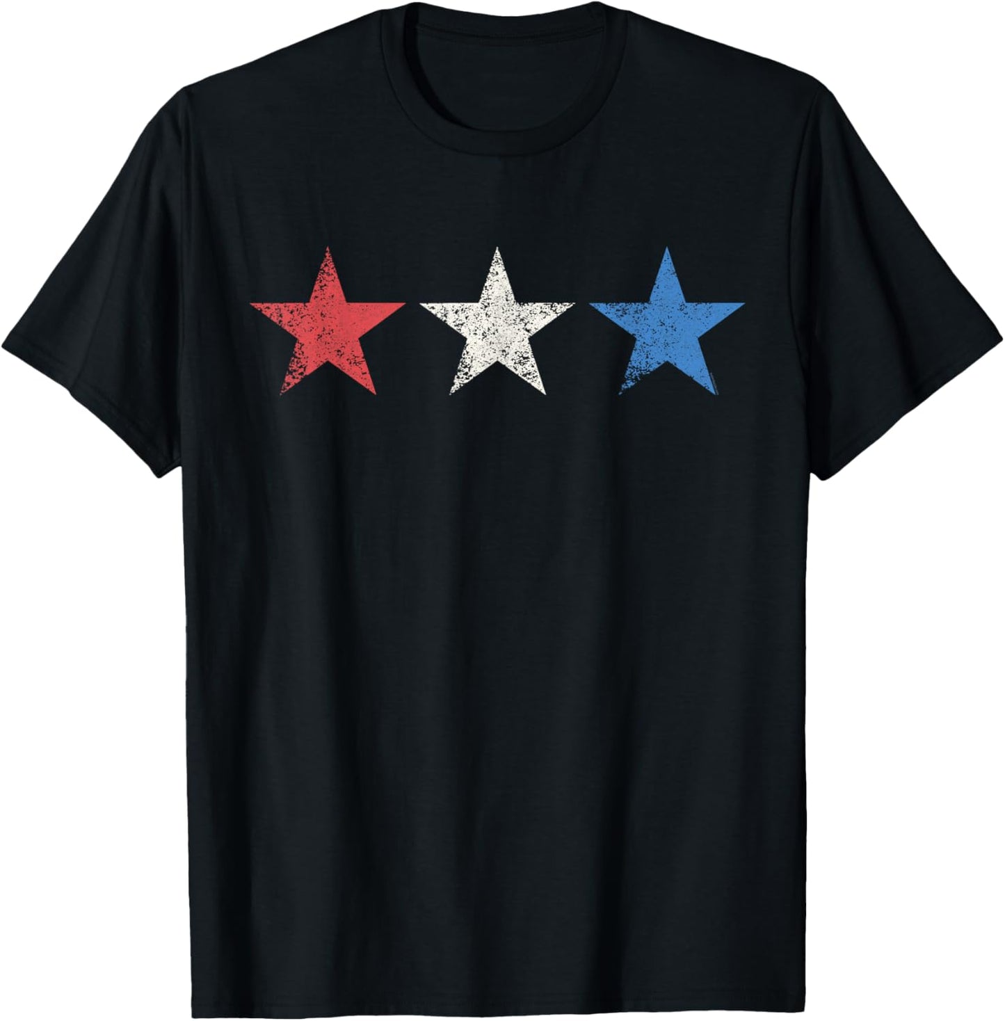 July 4th Red White Blue Stars Cute USA Patriotic American T-Shirt