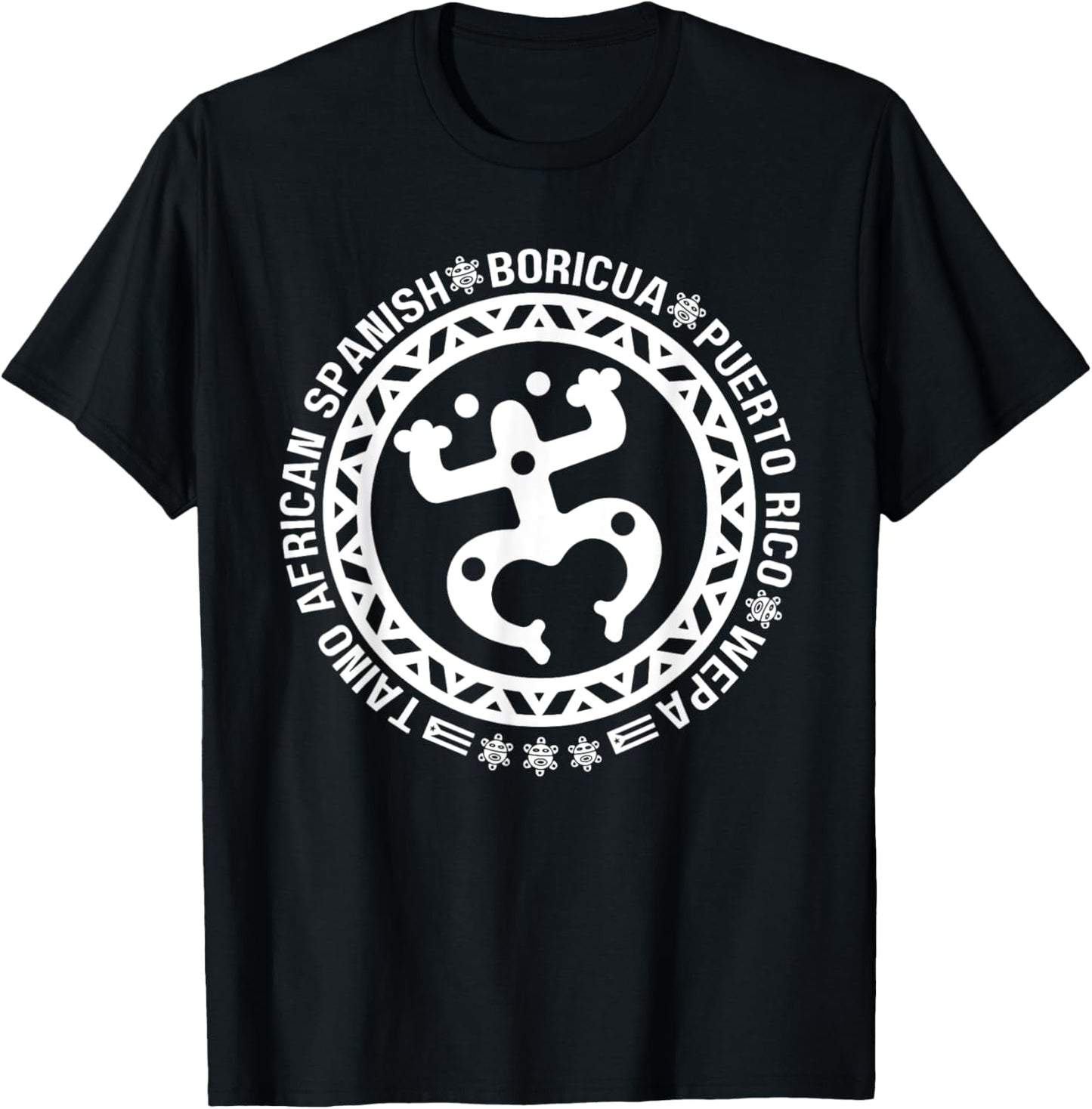 Taino African Spanish Coqui Puerto Rico Boricua Taino Coqui T-Shirt