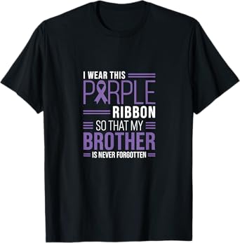 Overdose Awareness Recovery Month Brother Sober Hope Healing T-Shirt