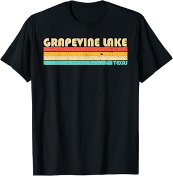 GRAPEVINE LAKE TEXAS Funny Fishing Camping Summer T-Shirt