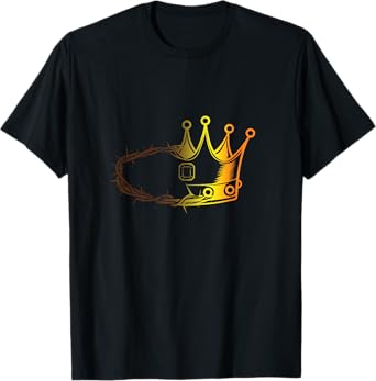 God Follower Catholic Christian Biblical Jesus Thorn Crown T-Shirt