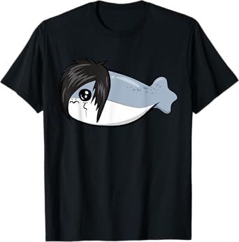 Sacabambaspis Fish Meme Emo Gothic Goth T-Shirt