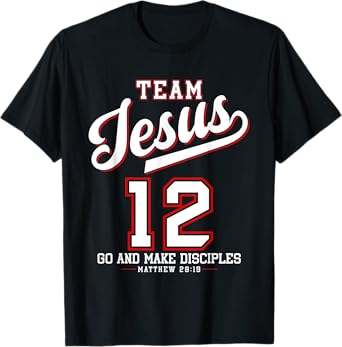 Jesus Baseball Team Jesus Christian Matthew 28:19 Verse T-Shirt