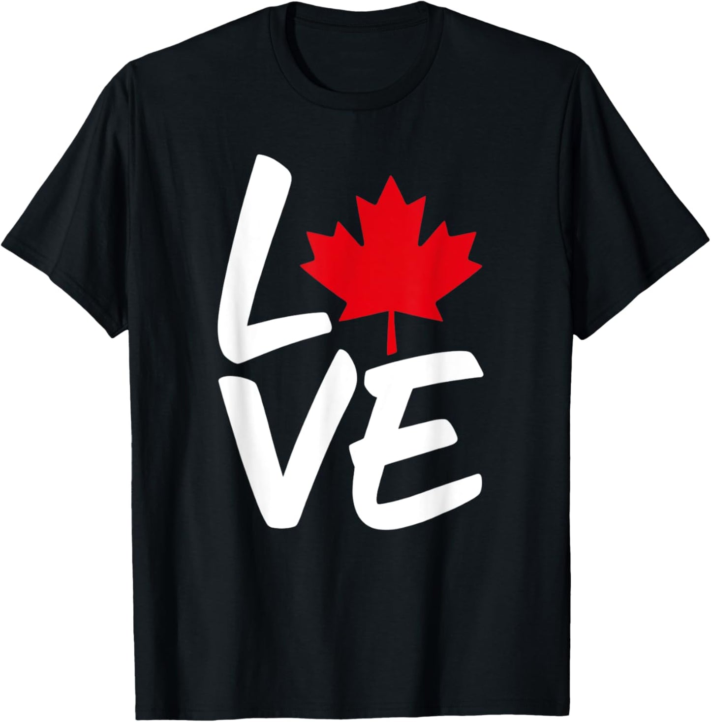 Maple Leaf, Love Canada - Pride Heart of Canada, Canada Day T-Shirt