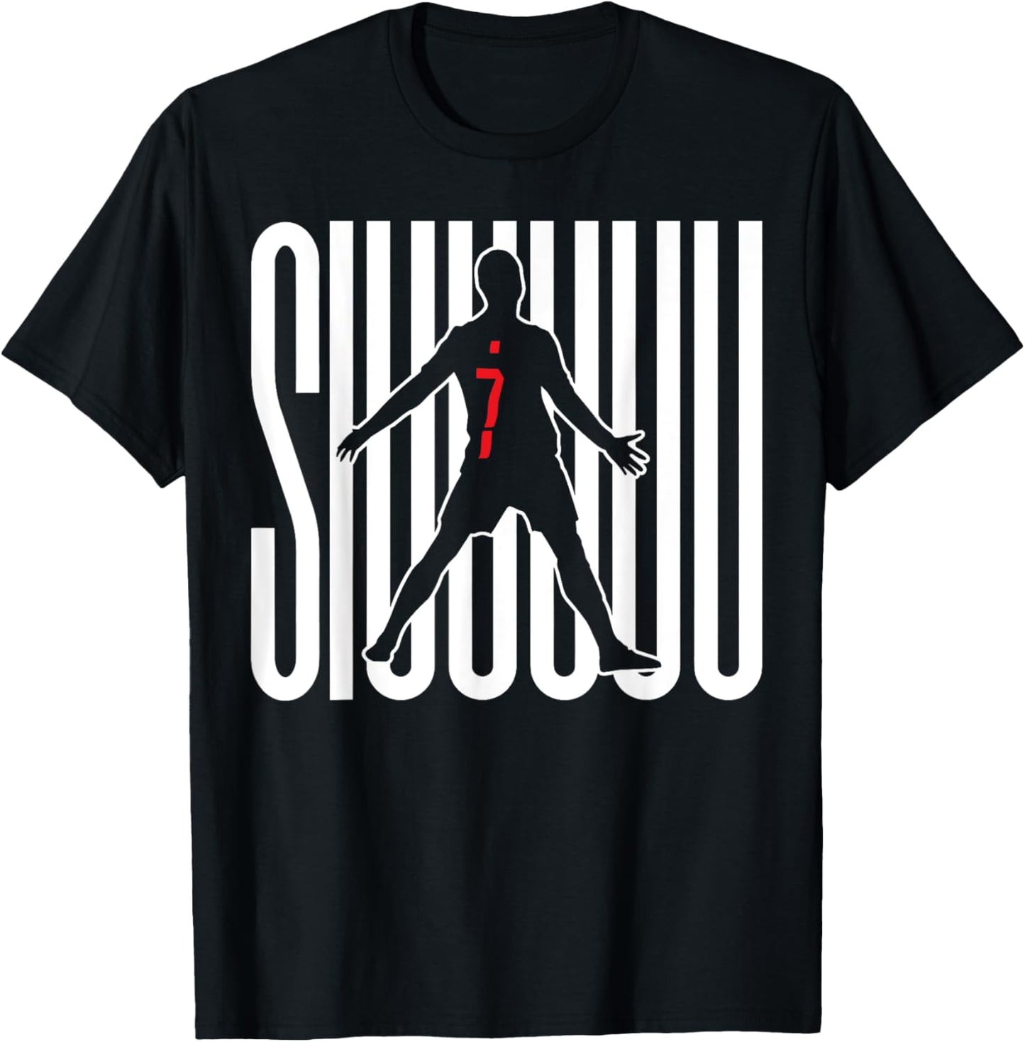 Funny Soccer Football Boys Men Women Soccer Player Siuuu T-Shirt