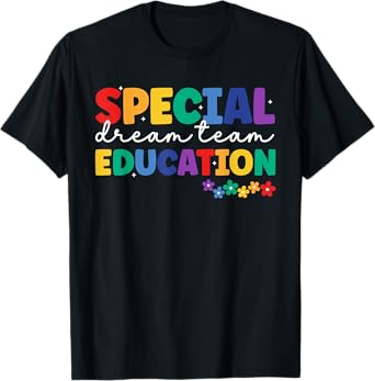 Special Education Squad Retro Dream Team SPED Teacher T-Shirt
