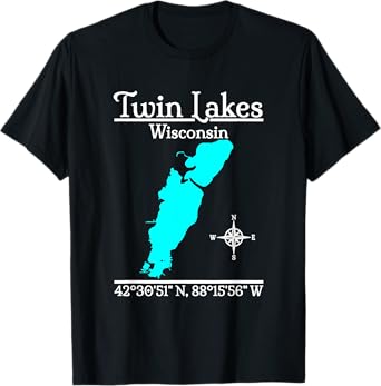 Twin Lakes - Wisconsin T-Shirt