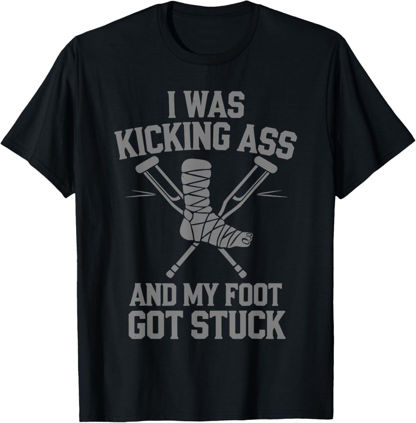 Best Broken Leg Art Men Women Kids Foot Ankle Knee Surgery T-Shirt