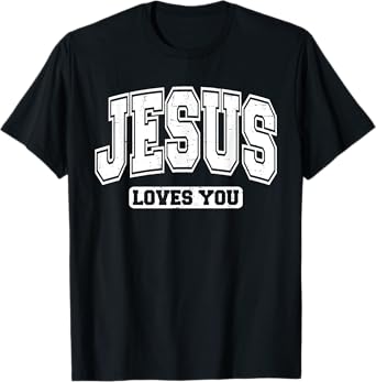 Jesus Loves You Vintage Style - Christian Faith T-Shirt