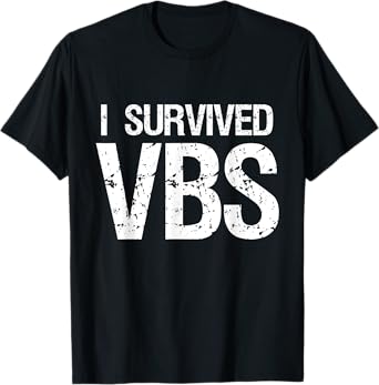 I Survived Vacation Bible School 2025 VBS Cute Funny T-Shirt