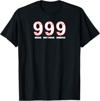 999 BASEBALL CHALLENGE, 9-9-9 challenge T-Shirt