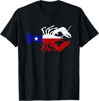 Crawfish Texas Seafood Shellfish Lone Star Southern Food T-Shirt