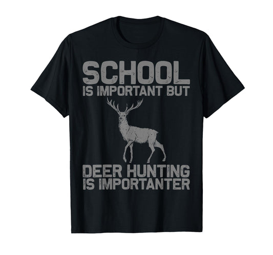 Deer Hunting Art For Kids Boys Wildlife Hunter Deer Hunting T-Shirt