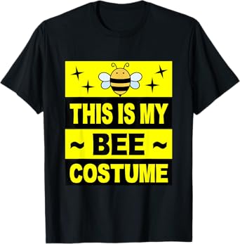 Retro Bee Costume Women Cute Adult Kids Men Baby Bumble Bee T-Shirt