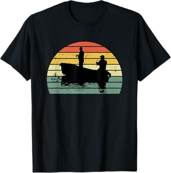 Father And Son Matching Fishing Partners Outdoor Camping T-Shirt