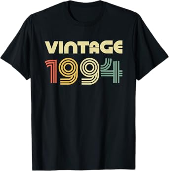 Vintage 1994 Shirt Men Women 31st Birthday T-Shirt