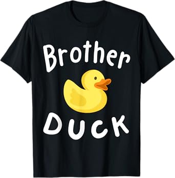 Brother Duck Birthday Rubber Duck Lover Family Matching Boys T-Shirt