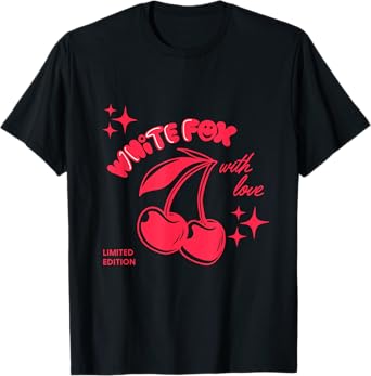 With Love White F Cherry Limited Edition T-Shirt