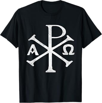 Chi Rho T-Shirt Christogram Greek Good Chrismon Jesus Christ T-Shirt