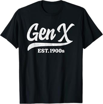 Gen X Est. 1900s Retro Vintage Cool 90s Vibes Throwback T-Shirt