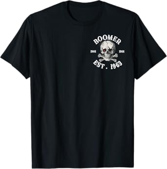 Skull Skeleton 1963 Black Sheep Of My Family Funny Boomer T-Shirt