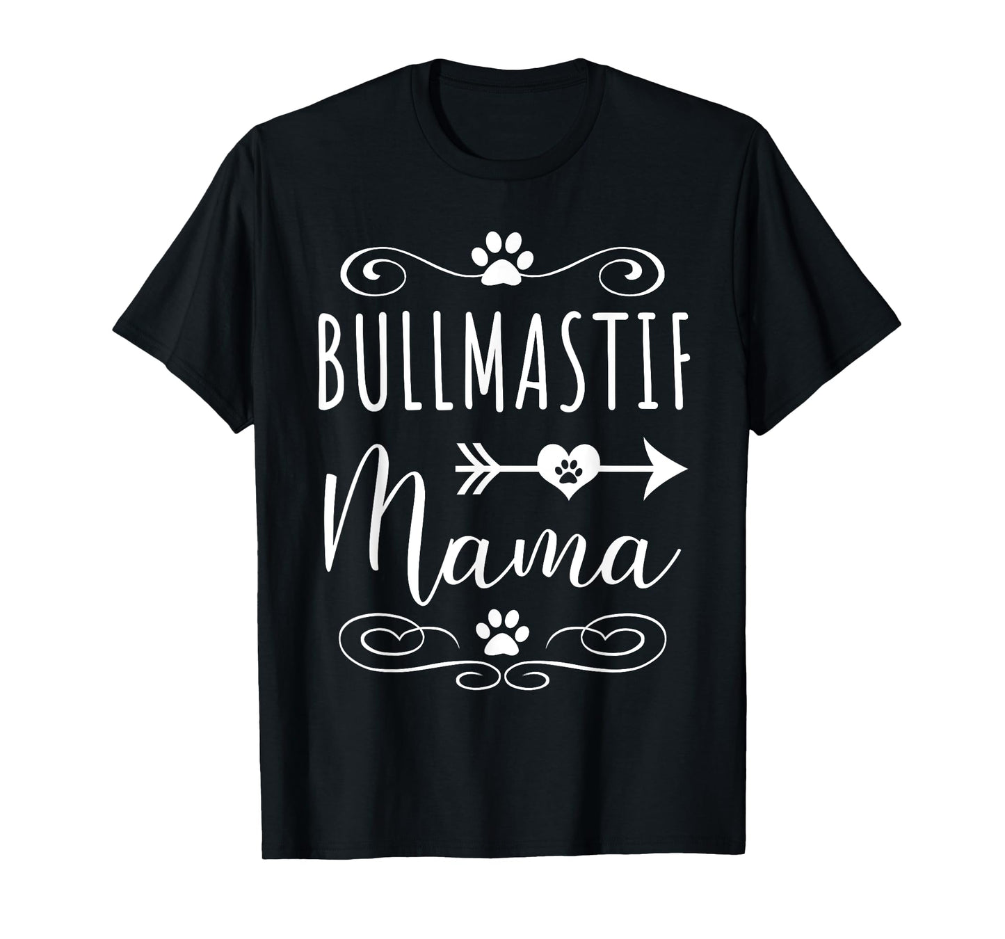 Bullmastiff Mama T Shirts Funny Bullmastiff Lover Dog Mom T-Shirt