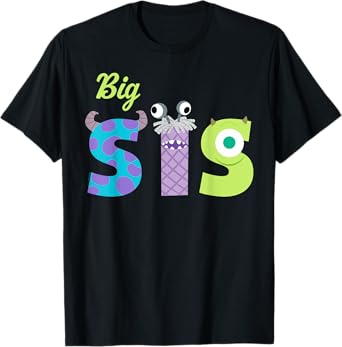 Disney & Pixar's Monsters, Inc. Big Sis Sister Family Trip T-Shirt