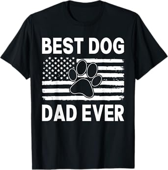 Funny Dad Fathers Day Dog Dad T-Shirt