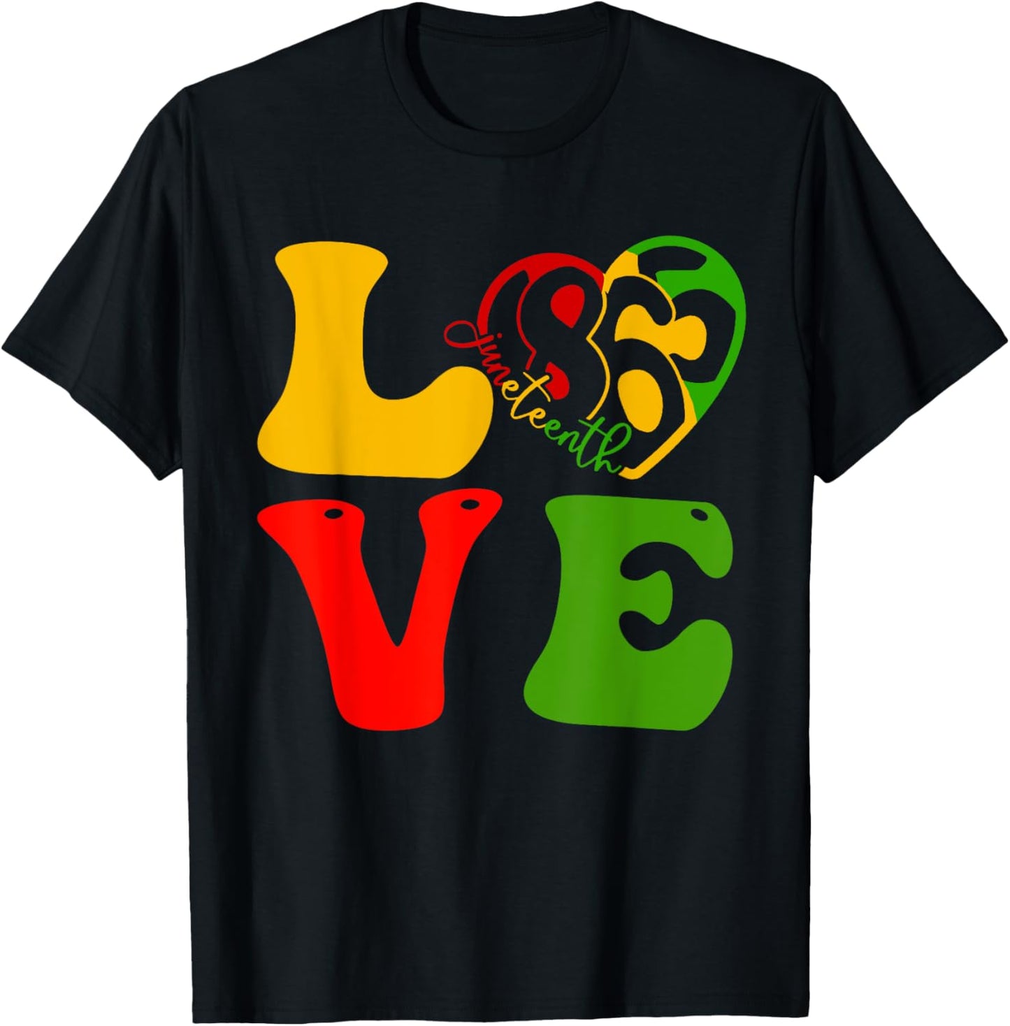 Happy Juneteenth Is My Independence Day Love Black Women Kid T-Shirt